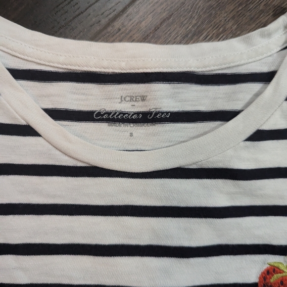 J Crew strawberry tee - Picture 2 of 4